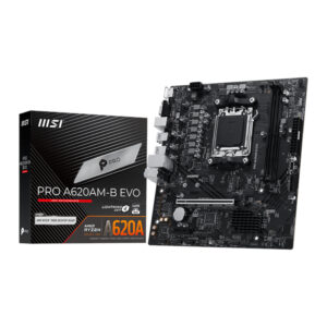 MSI PRO A620AM-B EVO AM5 M-ATX Motherboard