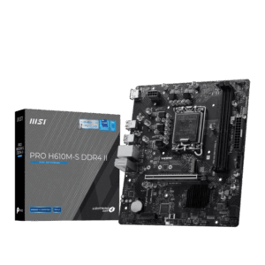 MSI PRO H610M-S DDR4 II LGA1700 M-ATX Motherboard