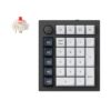 Keychron Q0 Max QMK Gateron Jupiter Red RGB Wireless Custom Number Pad Carbon Black