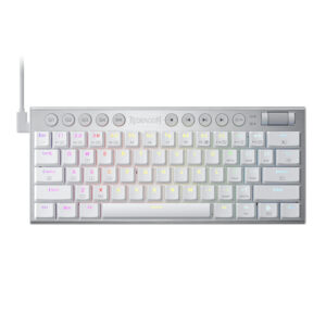 Redragon K632 HORUS Mini 60% RGB Wired Gaming Keyboard – White